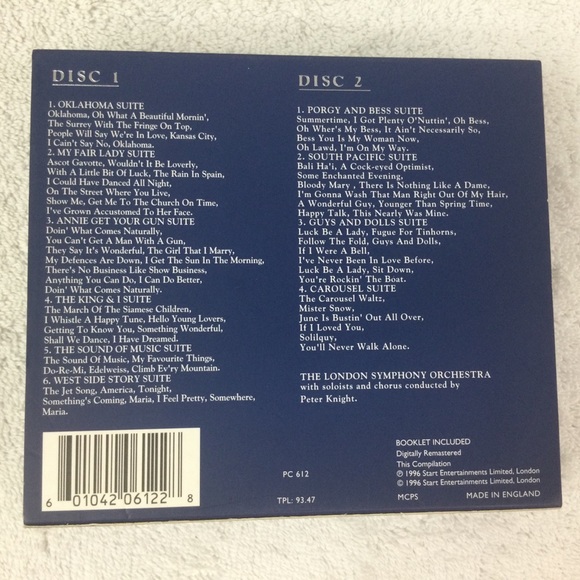 The Platinum Collection 2 cd's Over 70 Songs from Musicals - Picture 3 of 5